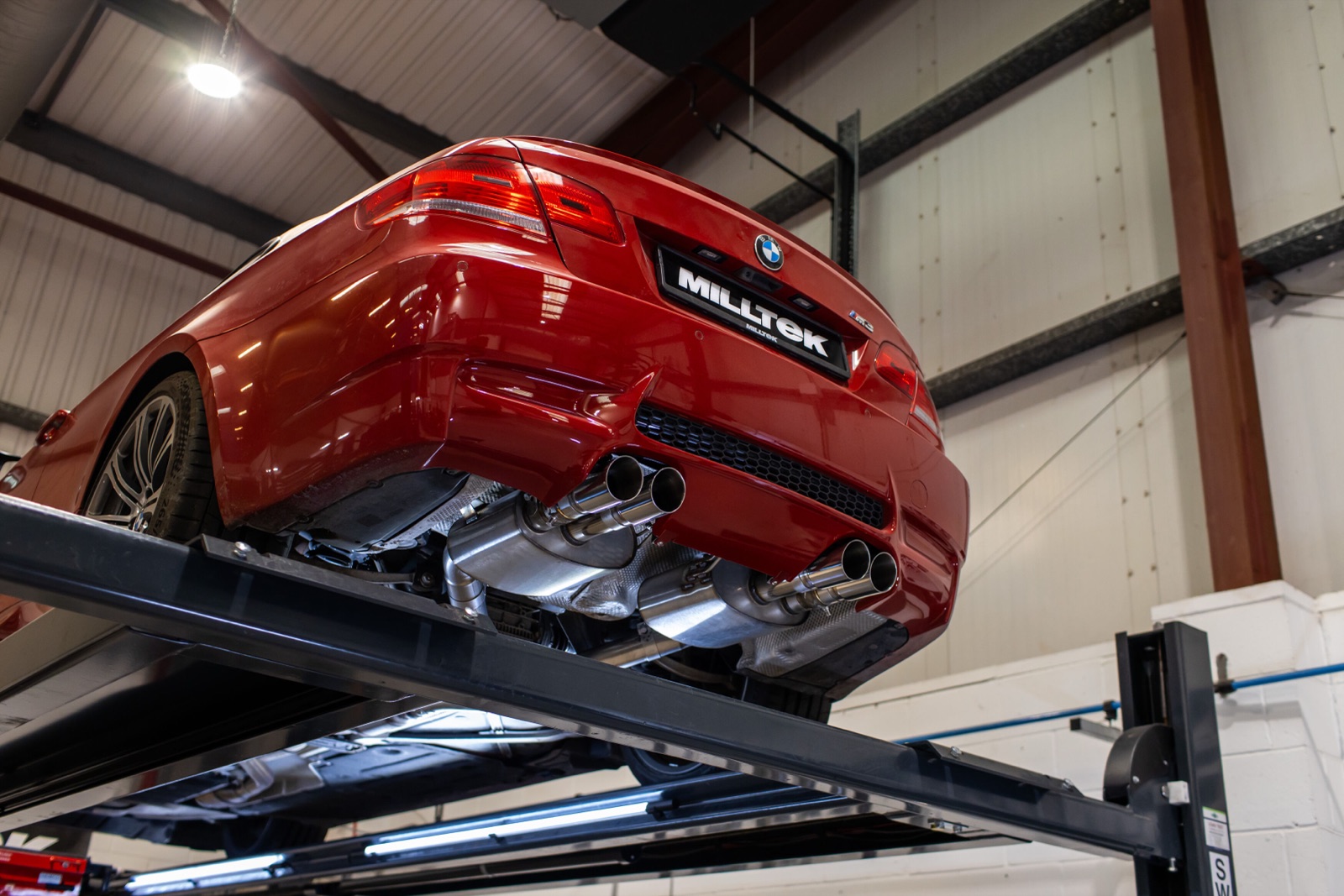 Milltek V2 exhaust fitted to a BMW E92 M3