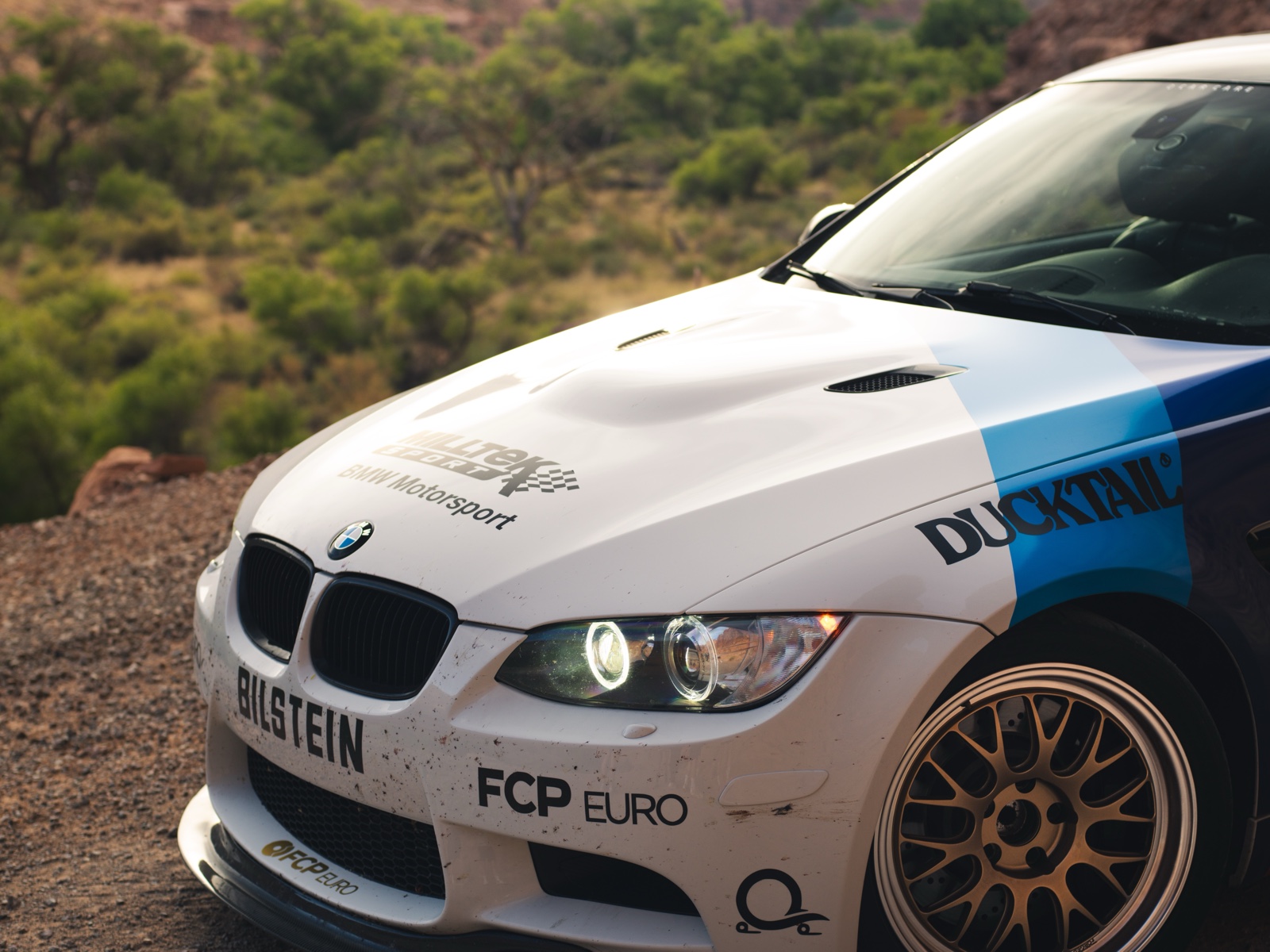 Q Car Care custom livery on Will's BMW M3